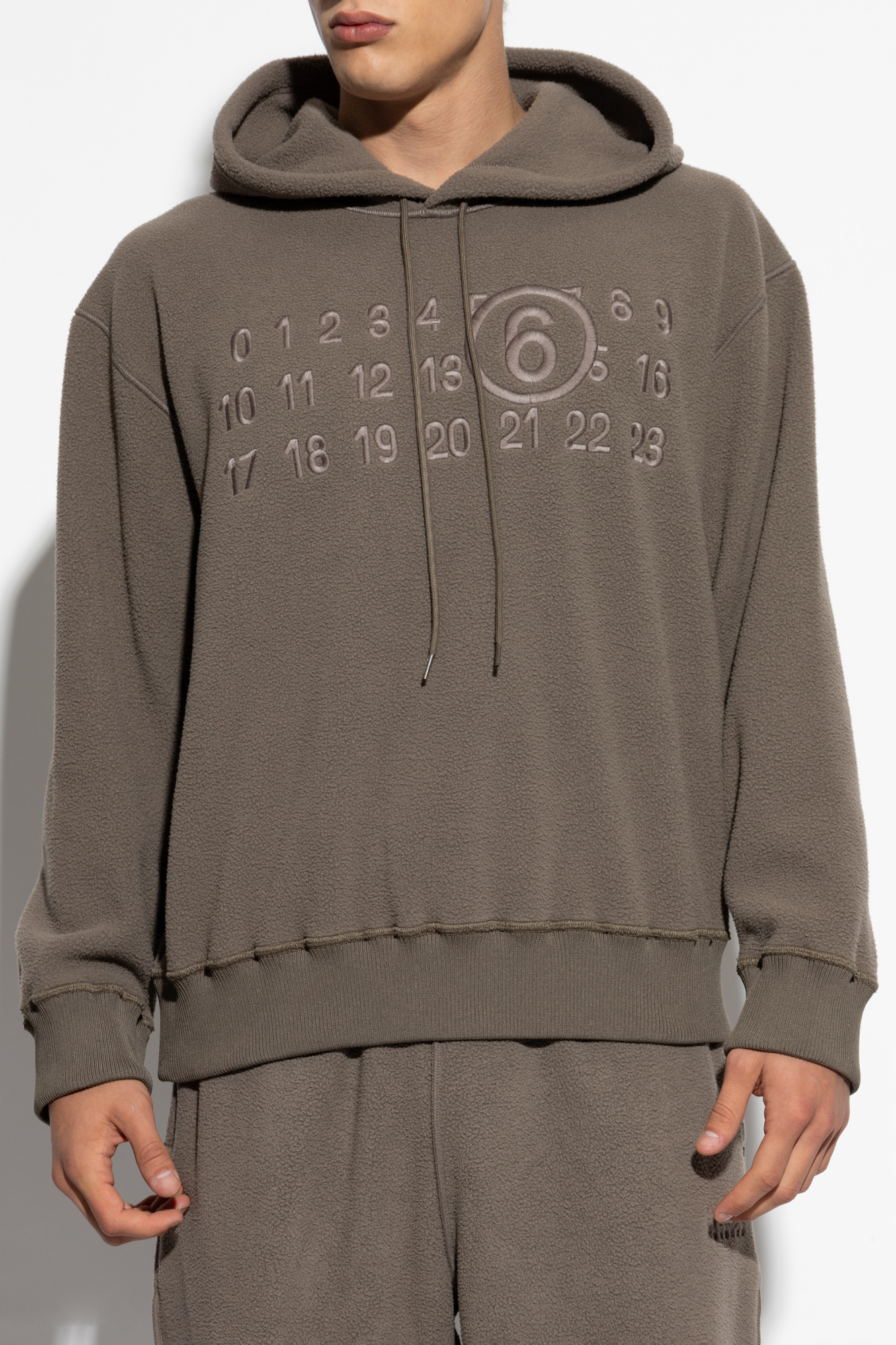 Grey Polar z logo MM6 Maison Margiela - Vitkac GB